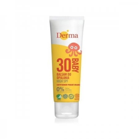 Derma Eco Baby Mineralny filtr UV SPF 30 balsam do opalania dla dzieci naturalny EcoCert 75ml